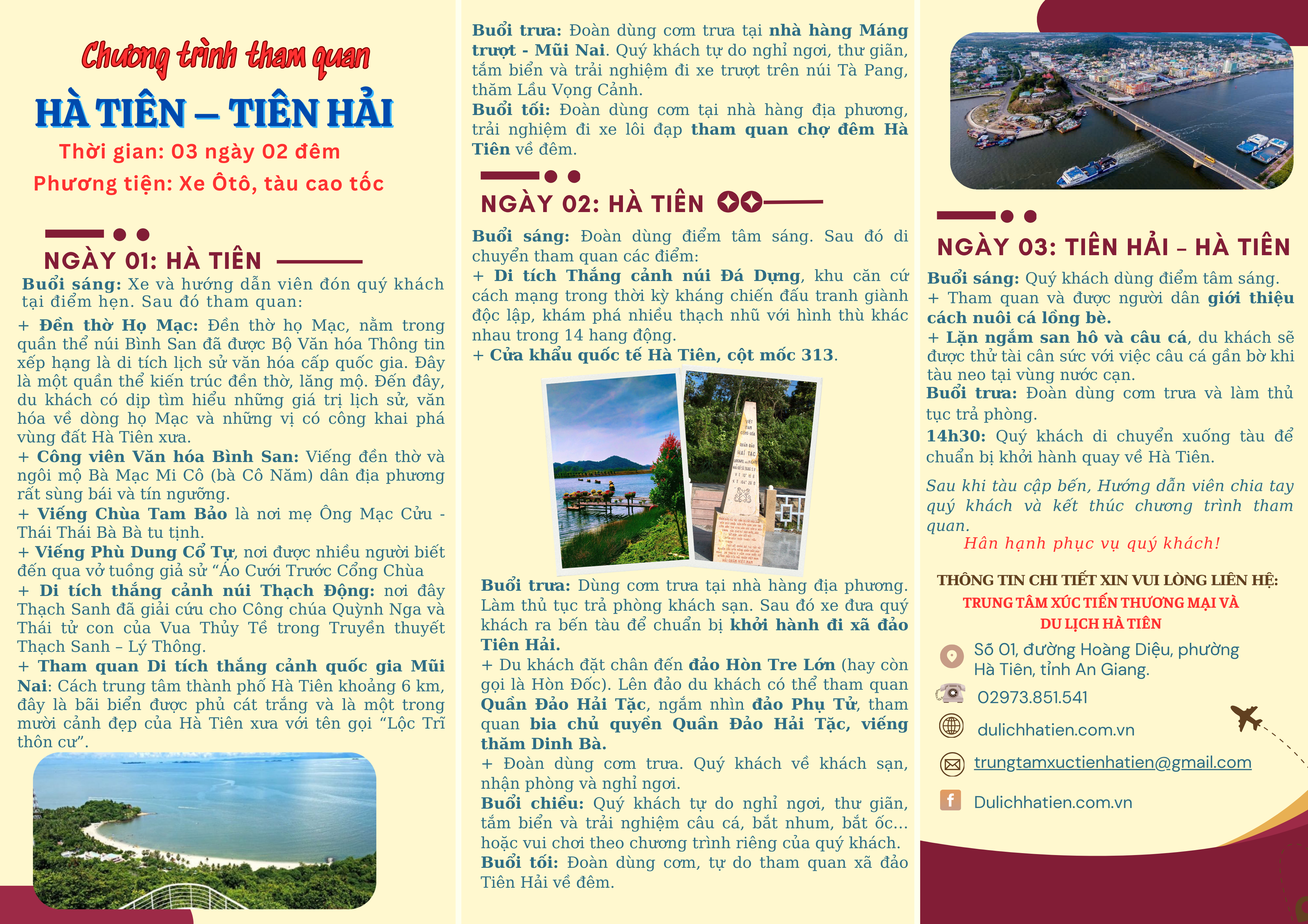 Hà Tiên - Tiên Hải - Tham quan 03 ngày 02 đêm (1)